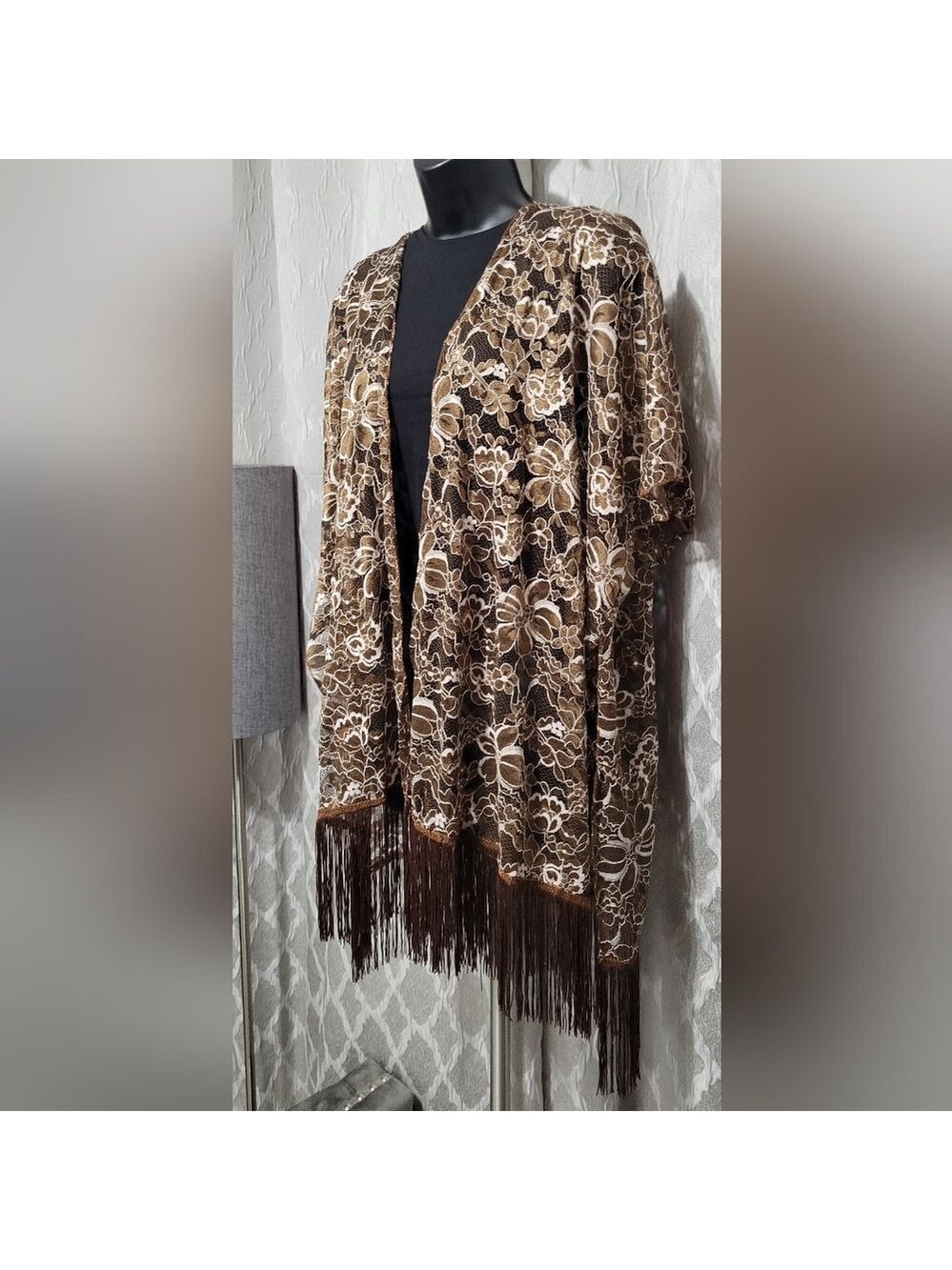 Kollie Moore | Open Front Kimono -  Swimsuit Cover-Up